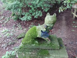 城峰神社の狛猫