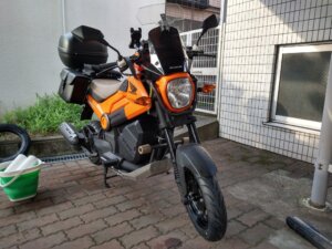 フロントタイヤ交換完了！リアとお揃いでおされ！