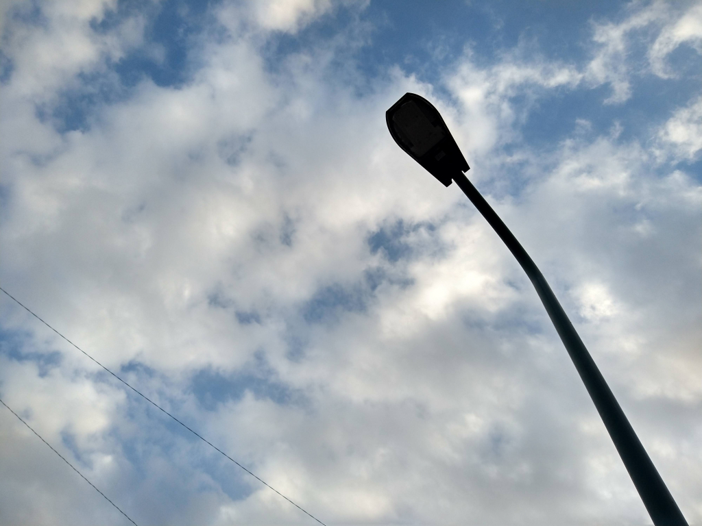 この街灯はまだ現役で使われている模様！