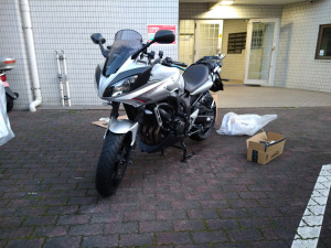 走行中に外れちゃったりしないか心配。