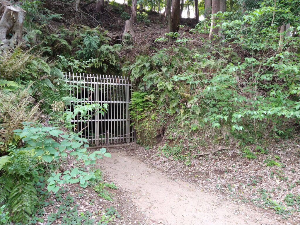 高座海軍工廠中丸地下工場跡の入口其の二。