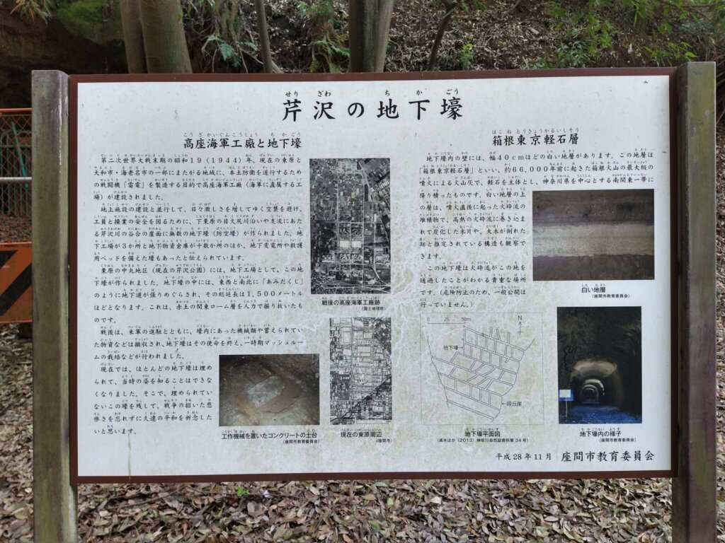 なになに…なるほど、局地戦闘機「雷電」を製作するための工場だったのか。