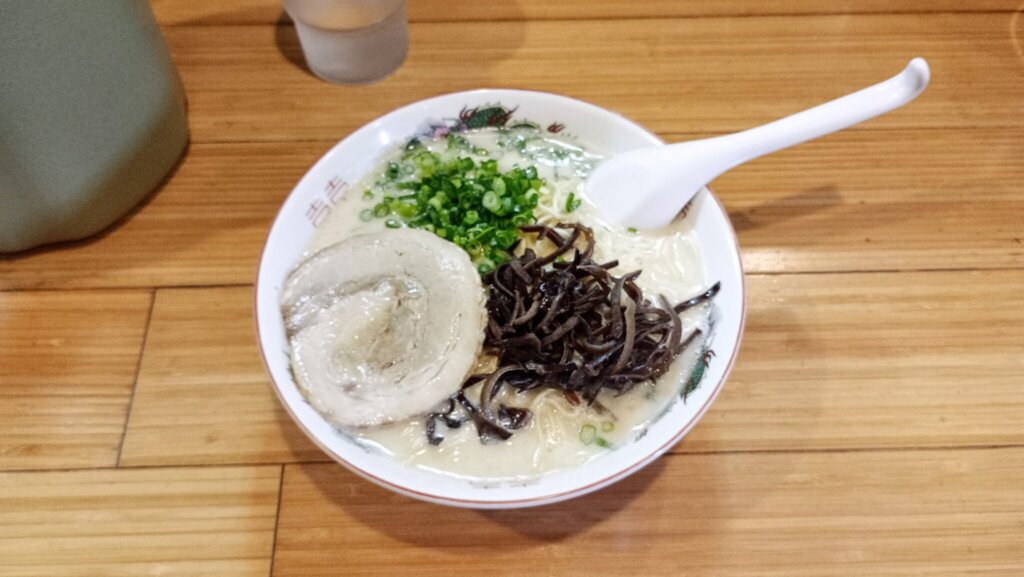 とんこつラーメン！