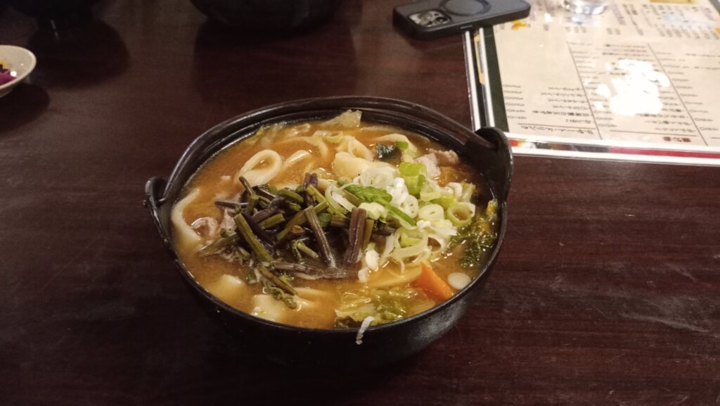 人生初体験のほうとう。おいしい！！